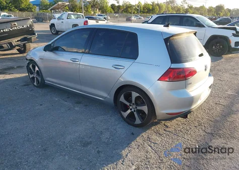 2015 Volkswagen Golf Gti 2.0T Se 4-Door from USA, damaged, VIN 3VW4T7AUXFM037756